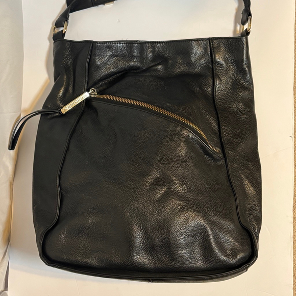 Kelsi Dagger Handbags - Kelsi Dagger Black Leather Hobo Bag Slouchy Shoulder Bag Purse